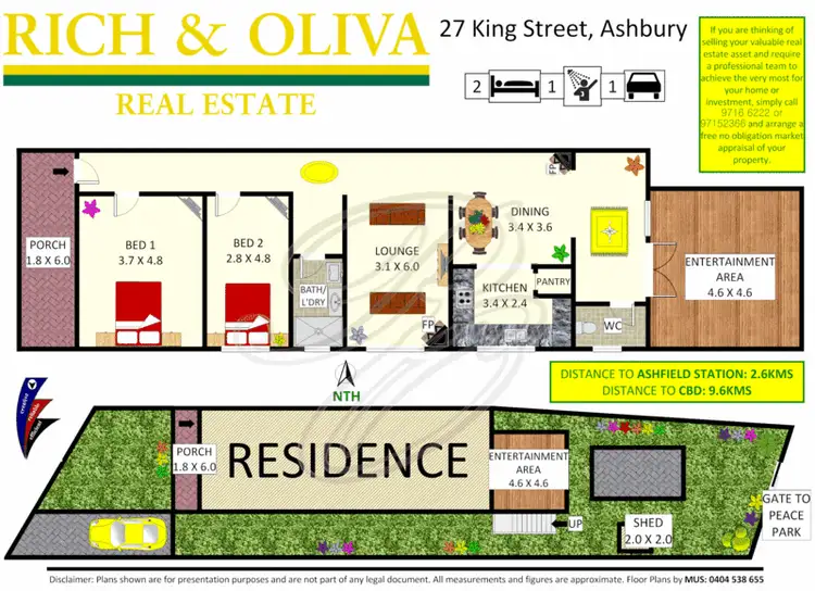 Floorplan of Homely house listing, 27 King Street, Ashbury NSW 2193