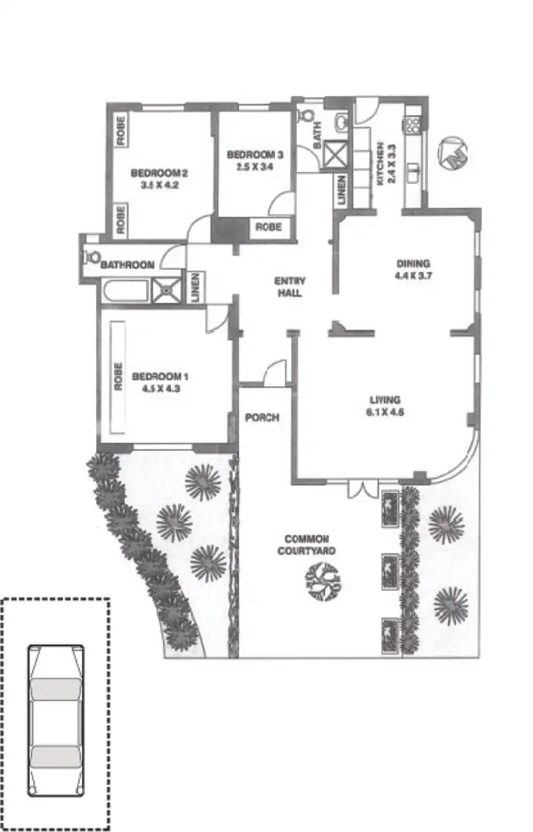 Floorplan of Homely apartment listing, 15/8a Wylde Street, Potts Point NSW 2011