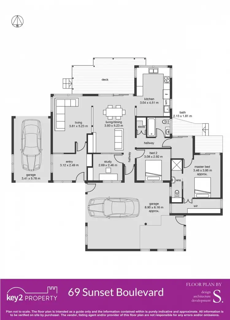 Floorplan of Homely house listing, 69 Sunset Boulevard, Clarence Point TAS 7270