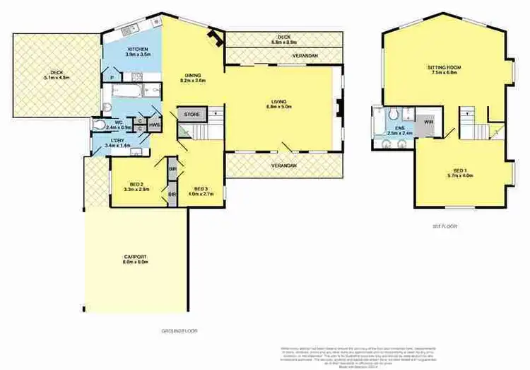 Floorplan of Homely house listing, 65 Aquarius Avenue, Torquay VIC 3228