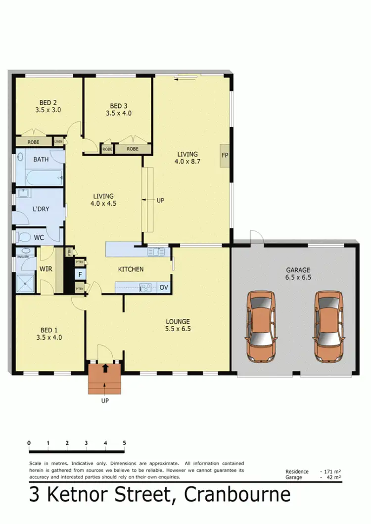 Floorplan of Homely house listing, 3 KETNOR STREET, Cranbourne VIC 3977