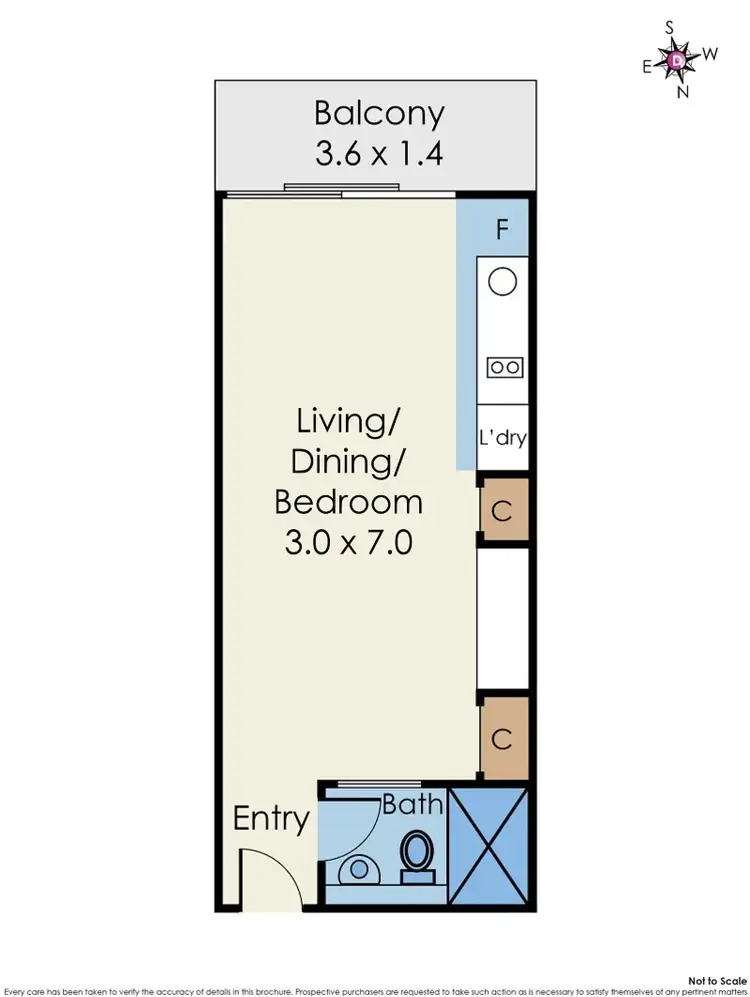 Floorplan of Homely apartment listing, 718/32 Bray Street, South Yarra VIC 3141