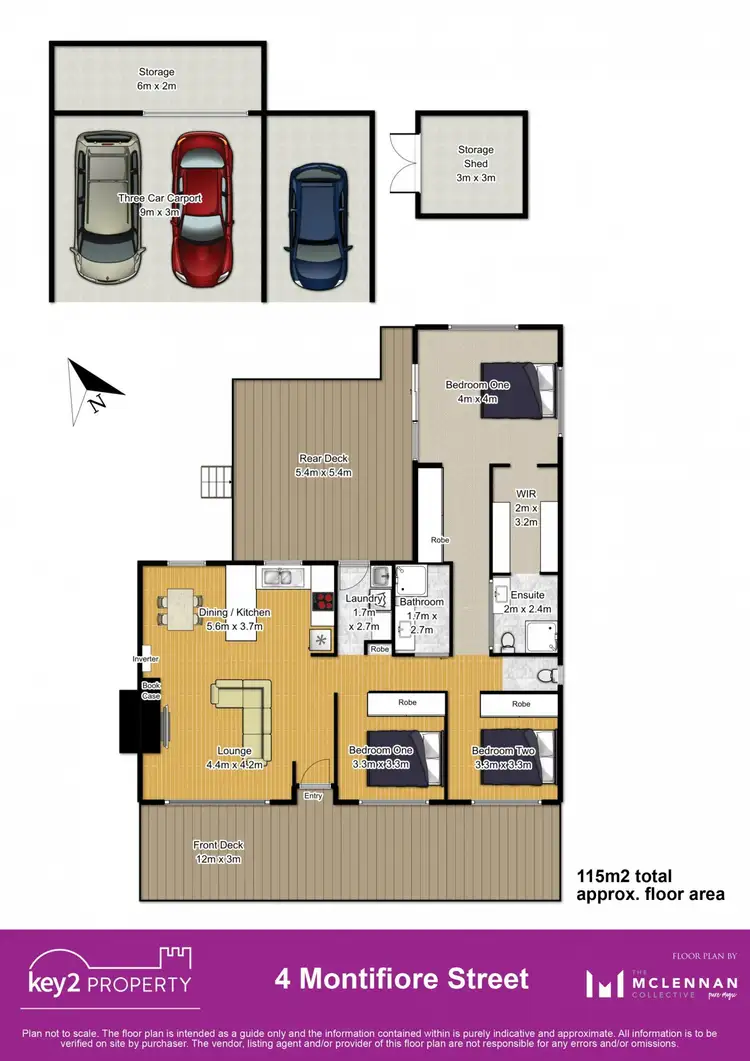 Floorplan of Homely house listing, 4 Montifiore Street, Norwood TAS 7250