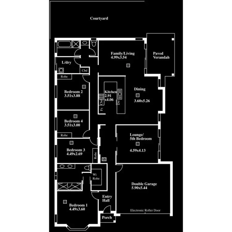 Floorplan of Homely house listing, 20 Chardonnay Blvd, Reynella SA 5161