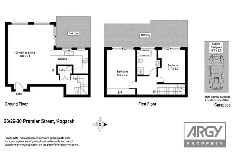 Floorplan of Homely unit listing, 23/26-30 Premier Street, Kogarah NSW 2217
