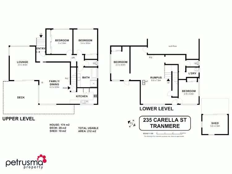 Floorplan of Homely house listing, 235 Carella Street, Howrah TAS 7018