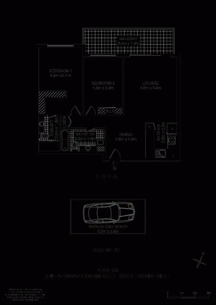Floorplan of Homely apartment listing, 17605/177-219 Mitchell Road, Erskineville NSW 2043