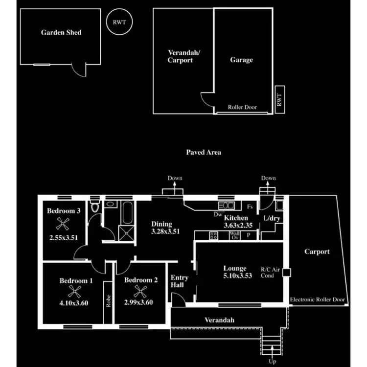 Floorplan of Homely house listing, 8 Banket Street, Huntfield Heights SA 5163