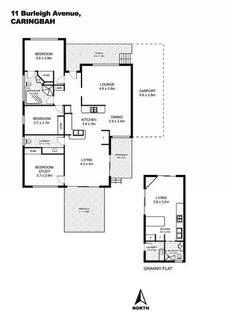 Floorplan of Homely house listing, 11 Burleigh Avenue, Caringbah NSW 2229