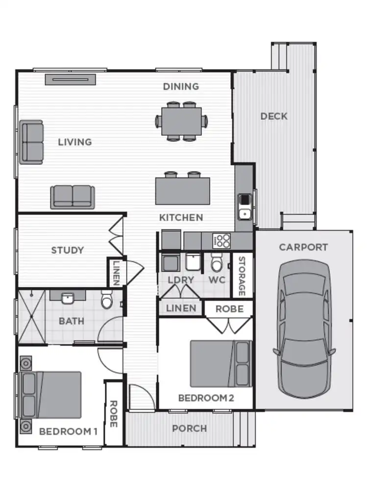 Floorplan of Homely house listing, 42/1 Norman Street, Lake Conjola NSW 2539