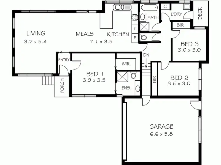 Floorplan of Homely house listing, 2/14 Elcho Street, Newtown VIC 3220