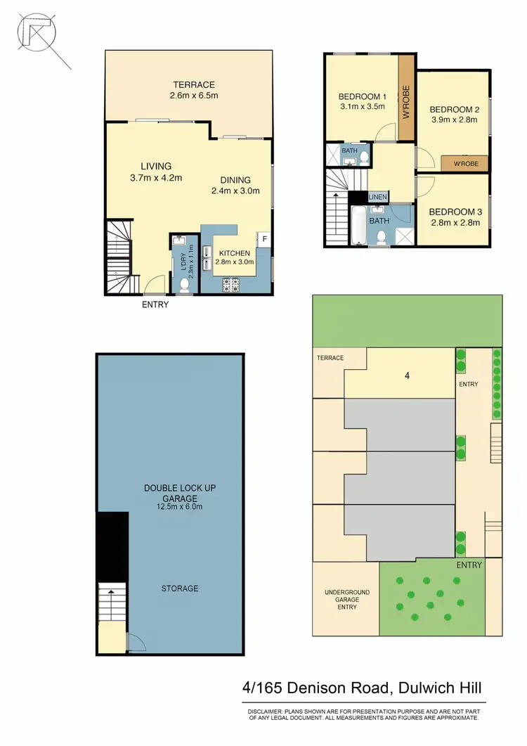 Floorplan of Homely townhouse listing, 4/165 Denison Rd, Dulwich Hill NSW 2203