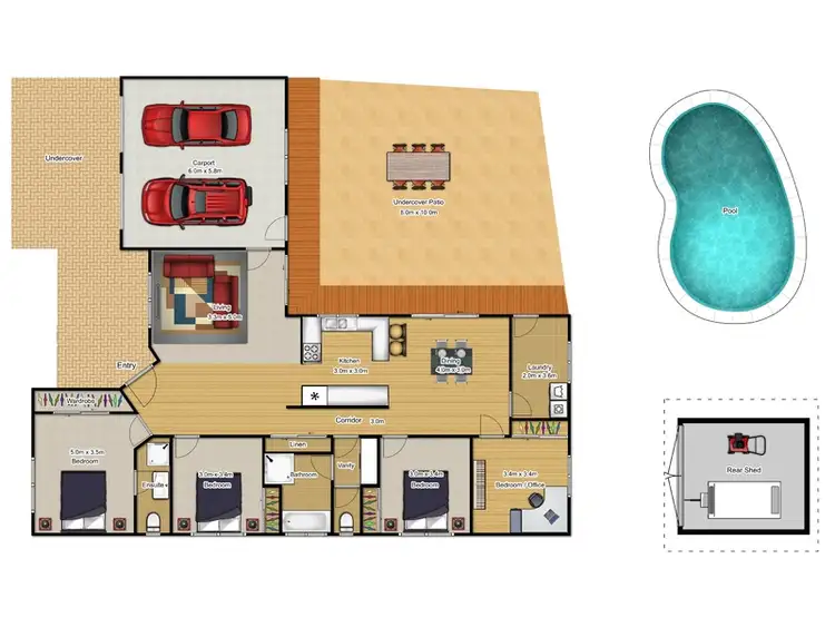 Floorplan of Homely house listing, 10 Wills Street, Brinsmead QLD 4870