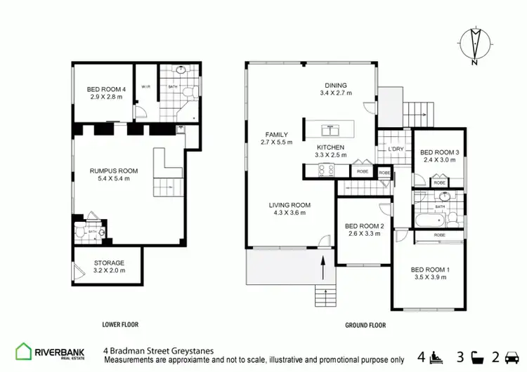 Floorplan of Homely house listing, 4 Bradman Street, Greystanes NSW 2145