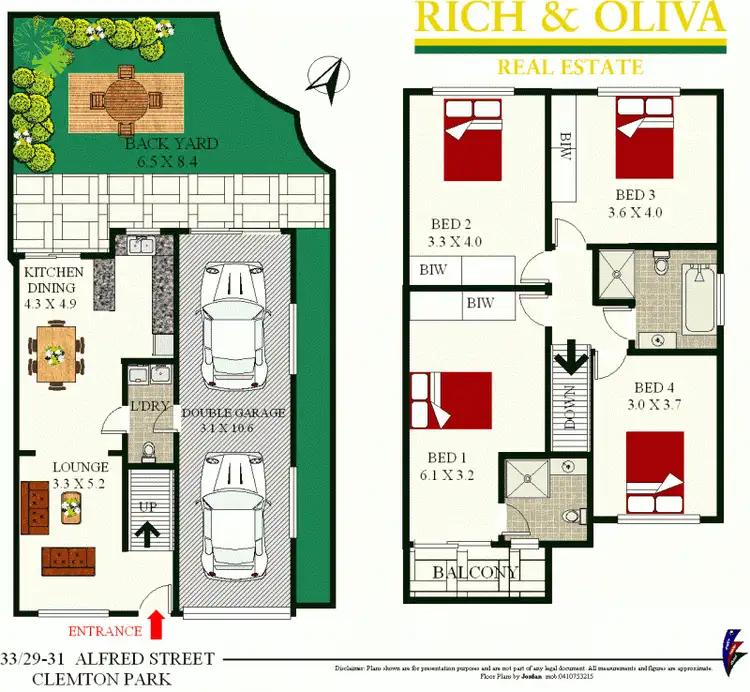 Floorplan of Homely semi-detached listing, 33/29-31 ALFRED STREET, Campsie NSW 2194