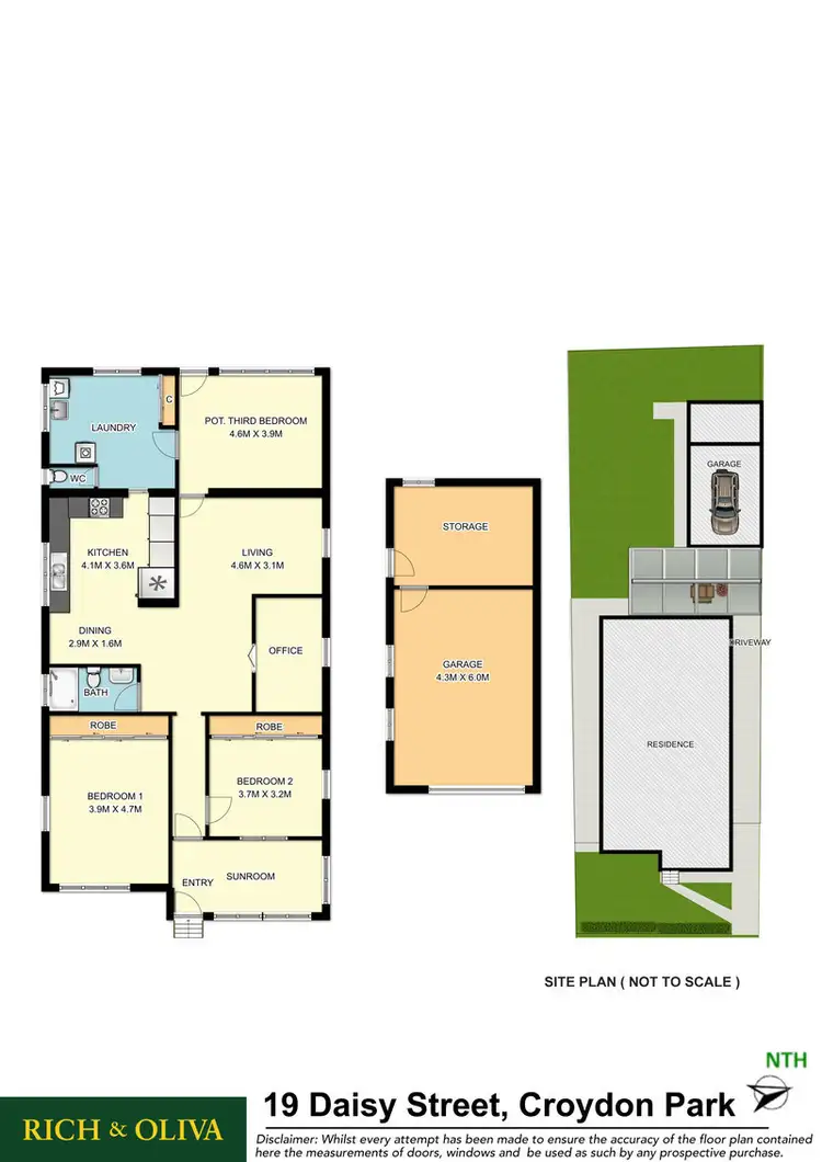 Floorplan of Homely house listing, 19 Daisy Street, Croydon Park NSW 2133