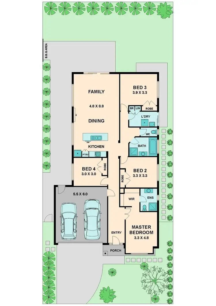 Floorplan of Homely house listing, 10 APPLEBERRY WAY, Wallan VIC 3756
