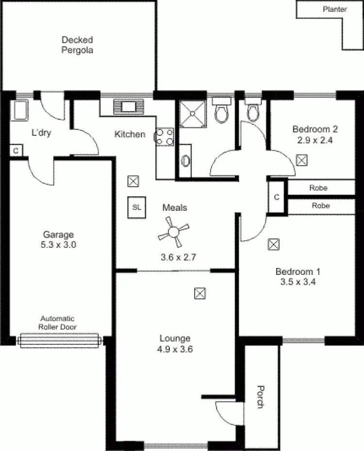 Floorplan of Homely unit listing, 3/13 Lorraine Ave, Clarence Park SA 5034
