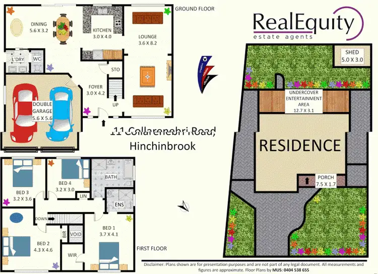 Floorplan of Homely house listing, 11 Collarenebri Road, Hinchinbrook NSW 2168