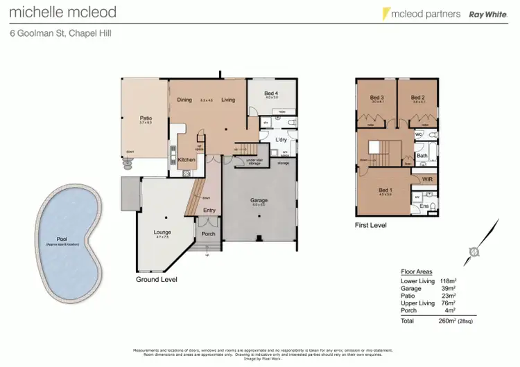 Floorplan of Homely house listing, 6 Goolman Street, Chapel Hill QLD 4069