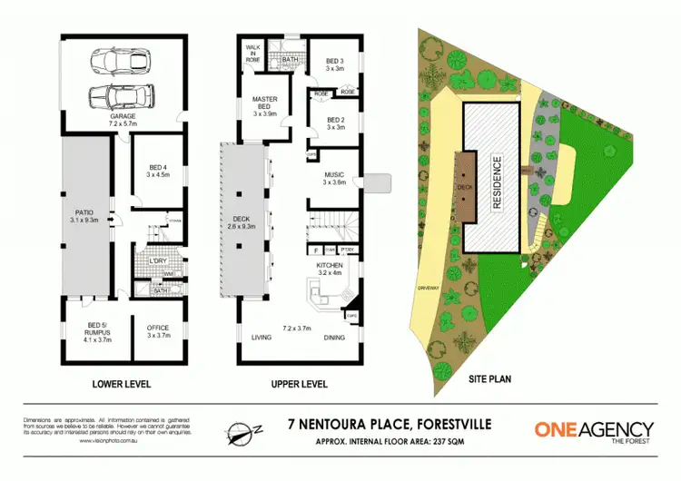 Floorplan of Homely house listing, 7 Nentoura Place, Forestville NSW 2087