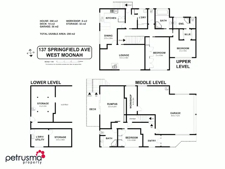 Floorplan of Homely house listing, 137 Springfield Avenue, West Moonah TAS 7009