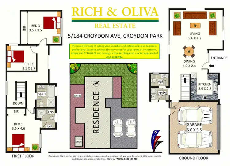 Floorplan of Homely townhouse listing, 5/184 Croydon Avenue, Croydon Park NSW 2133
