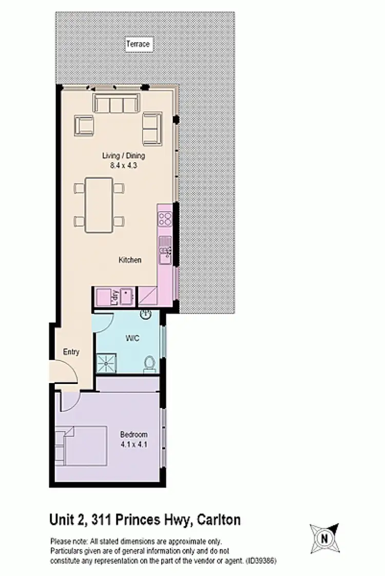 Floorplan of Homely unit listing, 2/311 Princes Highway, Carlton NSW 2218