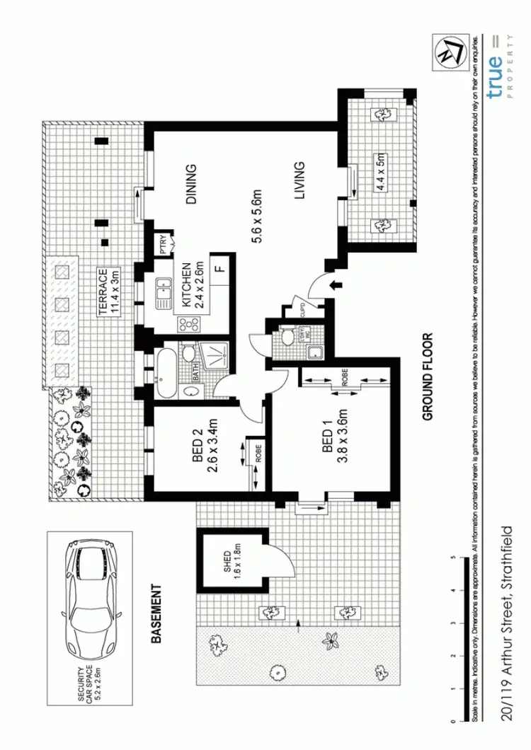 Floorplan of Homely apartment listing, 20/119 Arthur Street, Strathfield NSW 2135