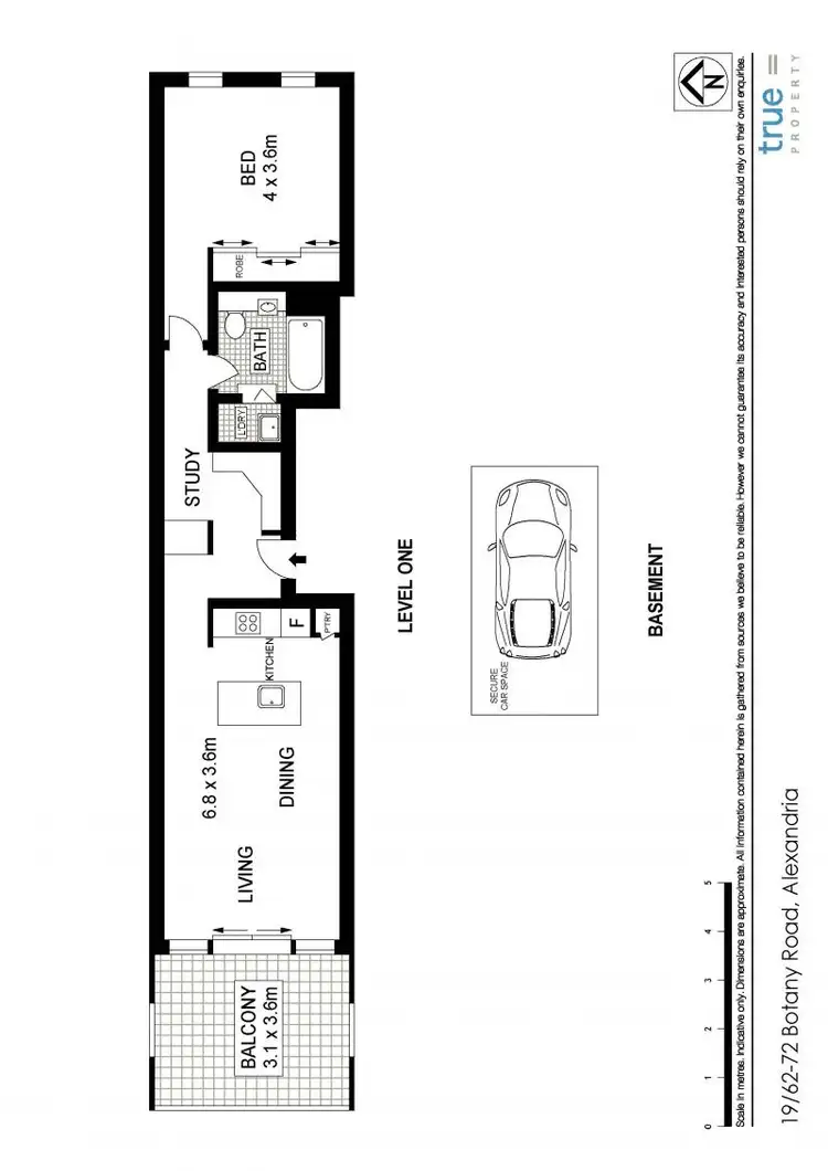 Floorplan of Homely apartment listing, Unit 19/62-72 Botany Road, Alexandria NSW 2015