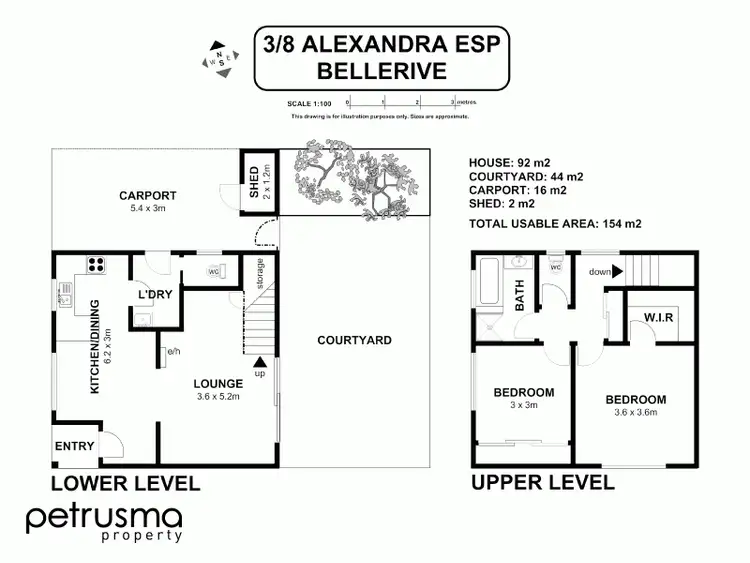 Floorplan of Homely unit listing, 3/8 Alexandra Esplanade, Bellerive TAS 7018