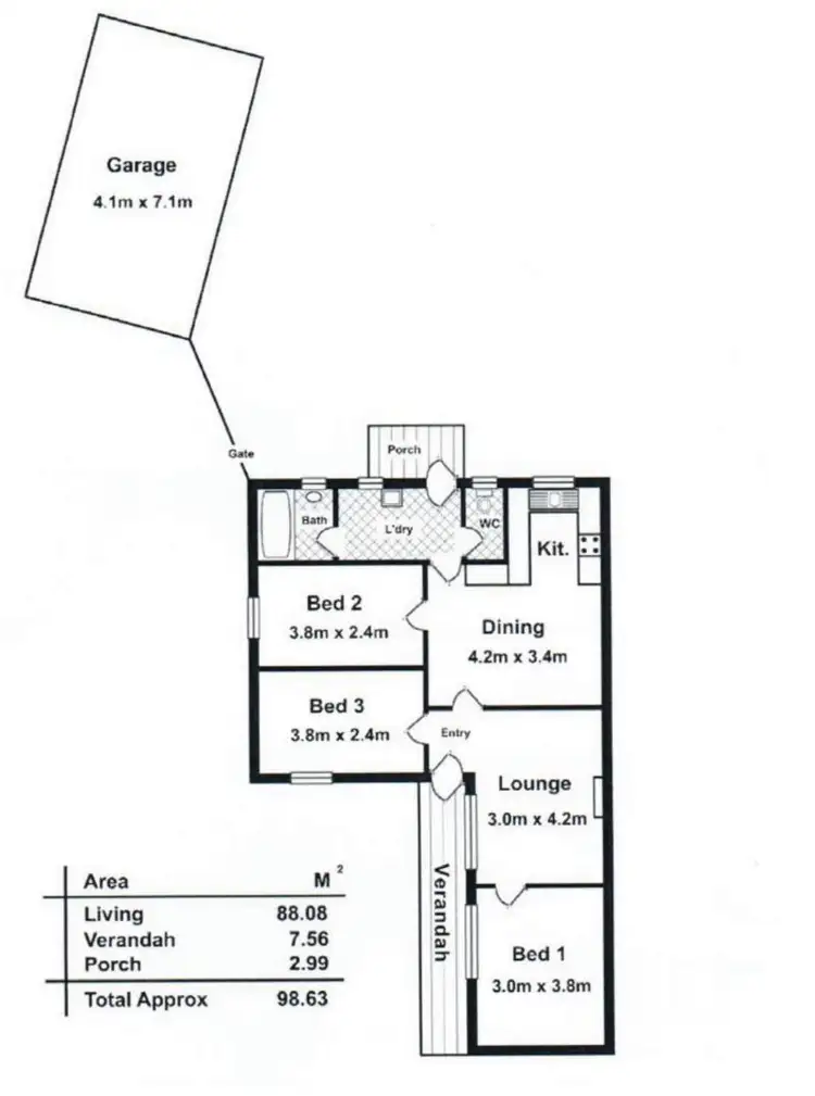 Floorplan of Homely house listing, 26 Mcallan Avenue, Findon SA 5023