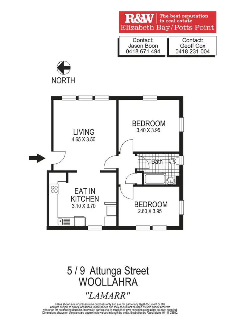 Floorplan of Homely apartment listing, 5/9 Attunga Street, Woollahra NSW 2025