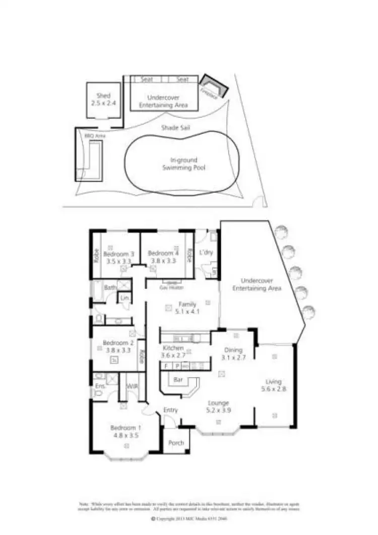 Floorplan of Homely house listing, 2 Jasmine Avenue, Maslin Beach SA 5170