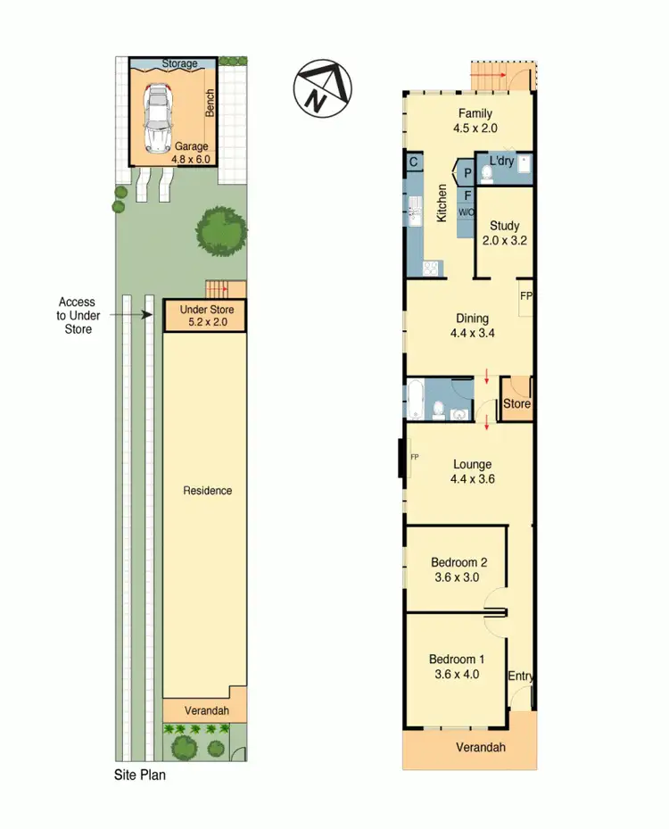 Floorplan of Homely house listing, 68 Denison Road, Lewisham NSW 2049