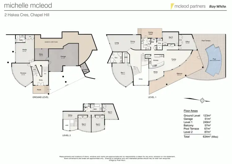 Floorplan of Homely house listing, 2 Hakea Crescent, Chapel Hill QLD 4069