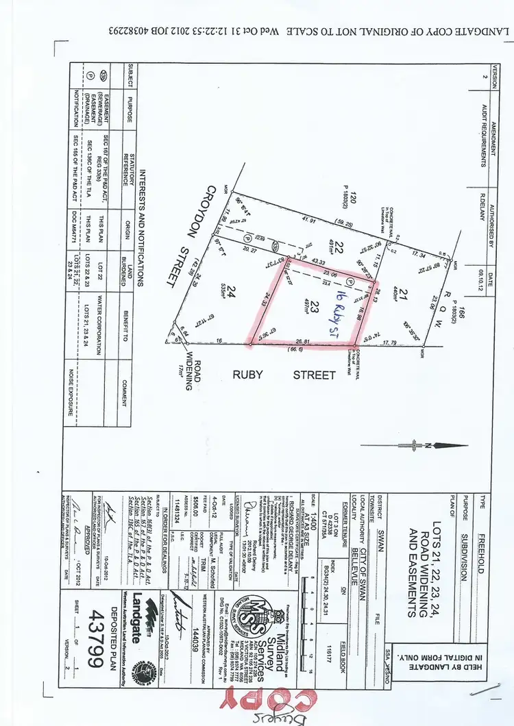 Floorplan of Homely house listing, 16 Ruby Street, Bellevue WA 6056