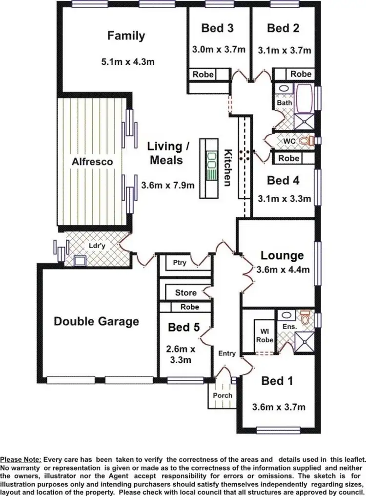 Floorplan of Homely house listing, Address available on request