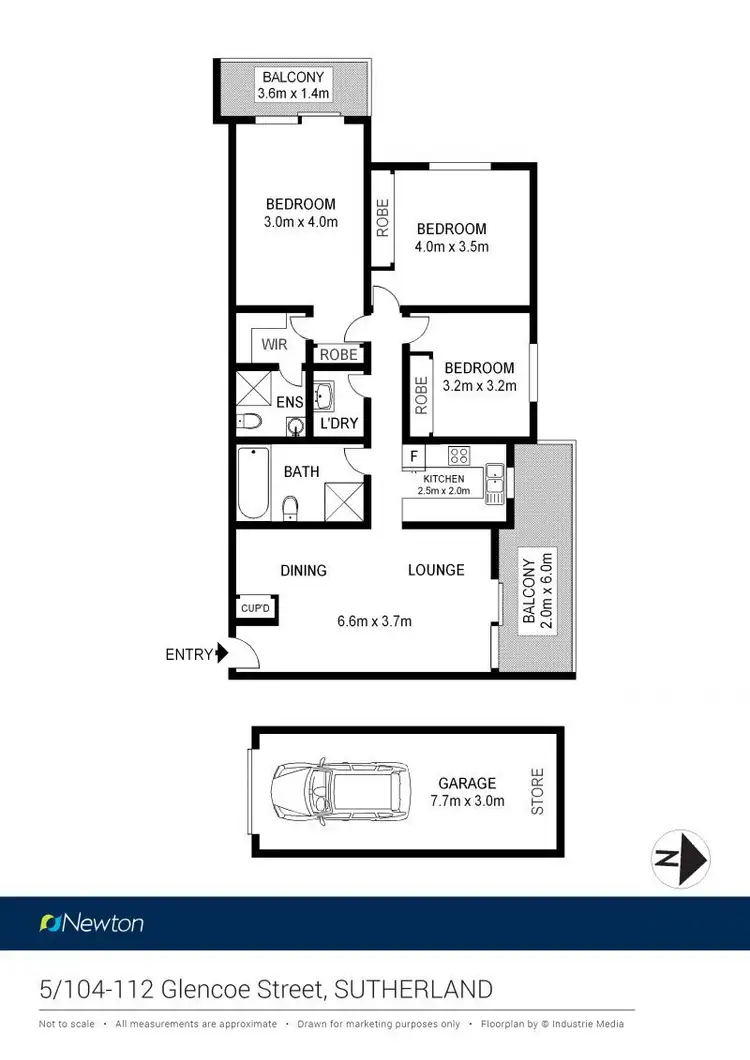 Floorplan of Homely apartment listing, 5/104-112 Glencoe Street, Sutherland NSW 2232
