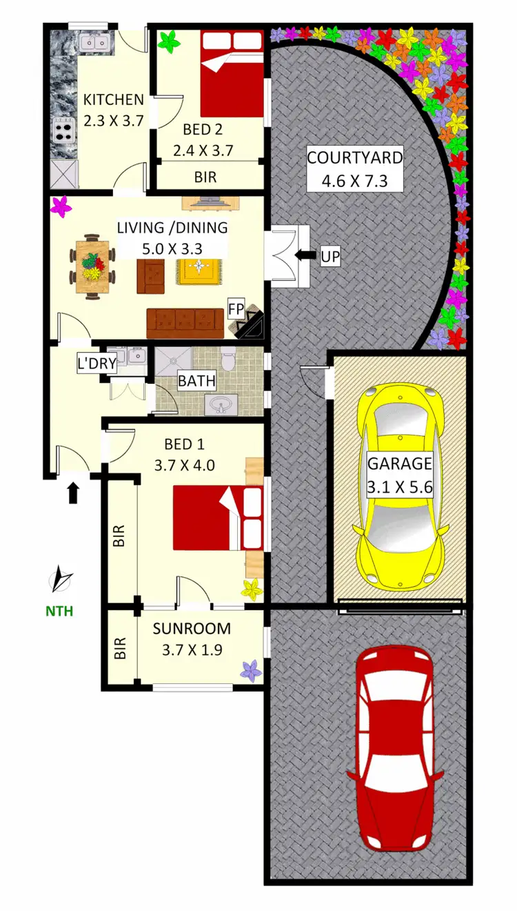 Floorplan of Homely apartment listing, 2/106 Norton Street, Ashfield NSW 2131