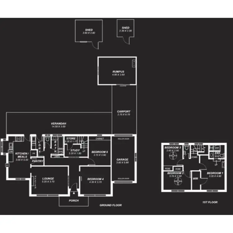 Floorplan of Homely house listing, 9 Yates Crescent, Morphett Vale SA 5162