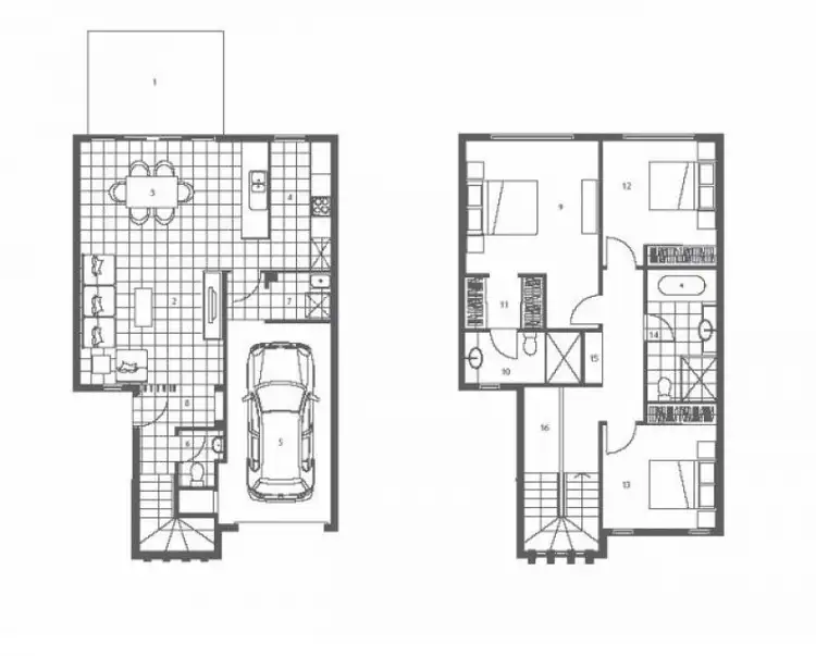 Floorplan of Homely townhouse listing, 50/2 BOURTON ROAD, Merrimac QLD 4226
