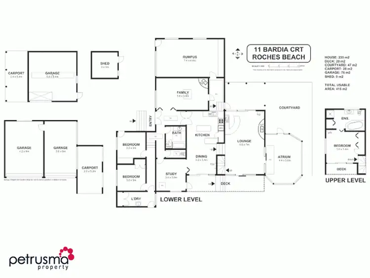 Floorplan of Homely house listing, 11 Bardia Court, Roches Beach TAS 7170