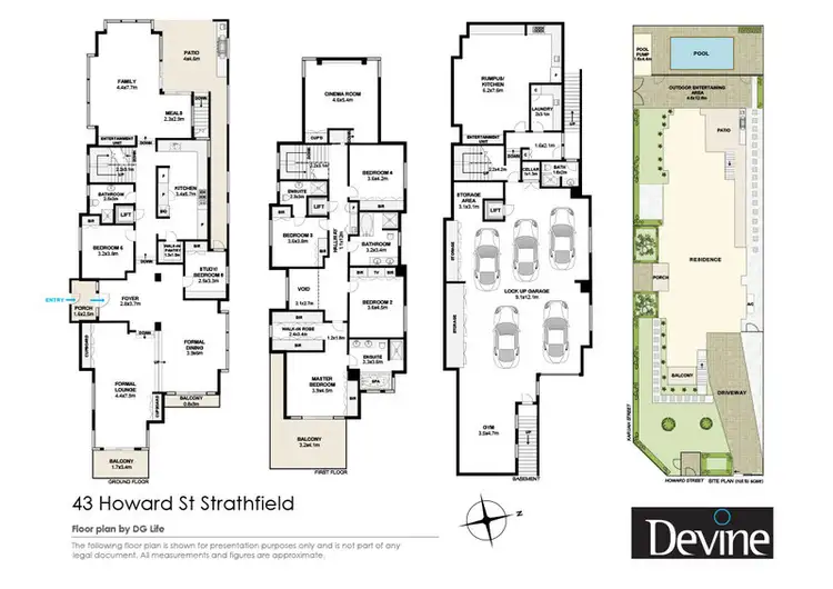 Floorplan of Homely house listing, 43 Howard Street, Strathfield NSW 2135