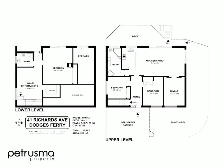 Floorplan of Homely house listing, 41 Richards Avenue, Dodges Ferry TAS 7173