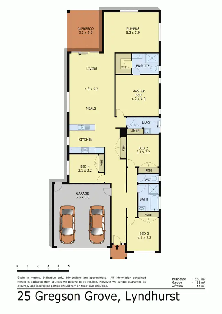 Floorplan of Homely house listing, 25 GREGSON GROVE, Lyndhurst VIC 3975