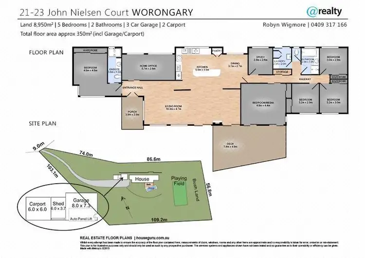 Floorplan of Homely rural property listing, 21 John Nielsen Court, Worongary QLD 4213
