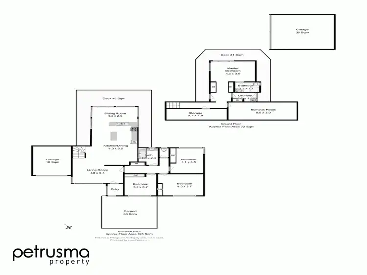 Floorplan of Homely house listing, 42 Coraki Street, Chigwell TAS 7011