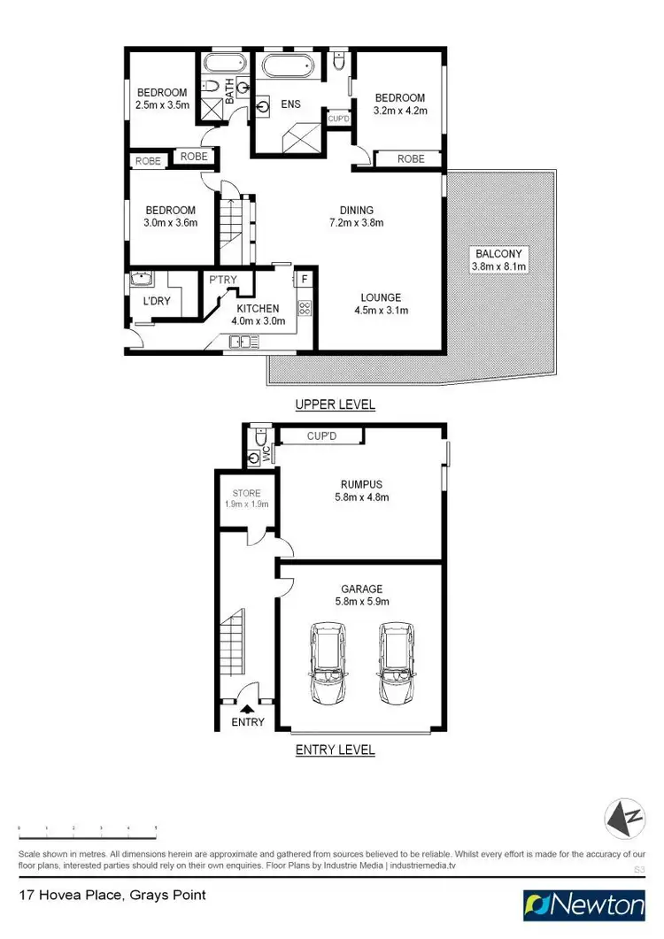 Floorplan of Homely house listing, 17 Hovea Place, Grays Point NSW 2232