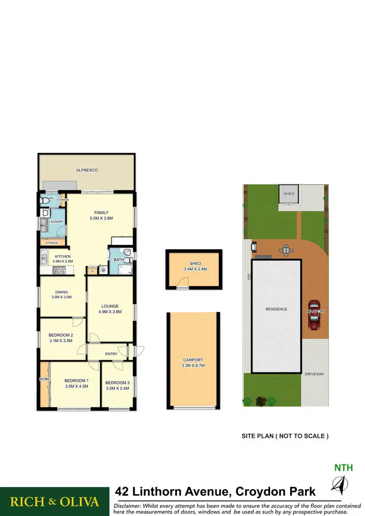 Floorplan of Homely house listing, 42 Linthorn Avenue, Croydon Park NSW 2133